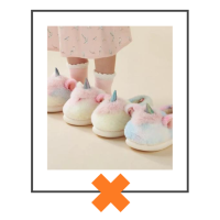 Baby/peuter pantoffel unicorn